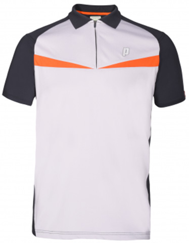 prince-half-zip-dart-panel-shirt-flame-1 Prince Half Zip Dart Panel Shirt - flame