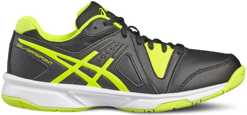 Asics Gel-Gamepoint GS - black/safety yellow/white