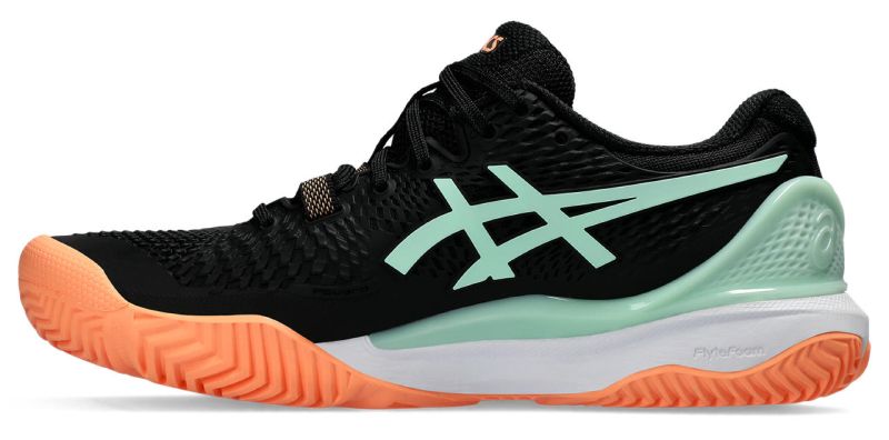 Asics Gel-Resolution 9 Padel - black/mint tint
