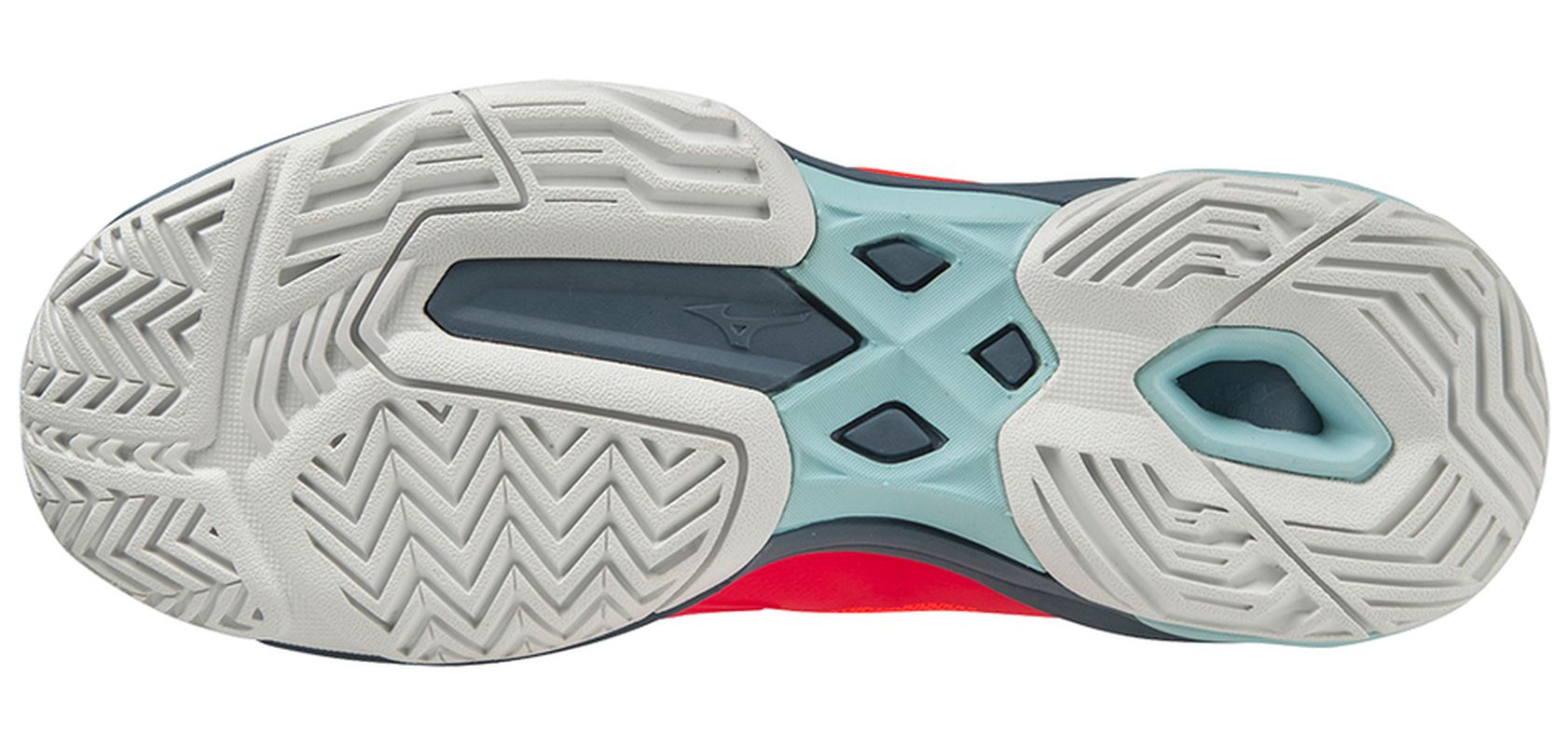 Mizuno Wave Exceed Light AC - fiery coral 2/white/china blue
