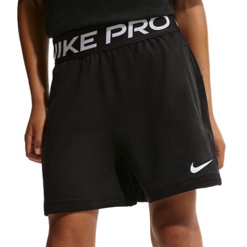 Spodenki chłopięce Nike Kids Pro Dri-Fit Fleece - black/white/white