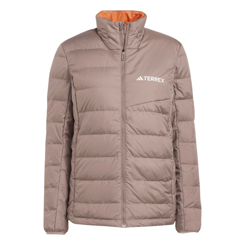 Damska kurtka Adidas Terrex Multi Light Down Climawarm - trace brown