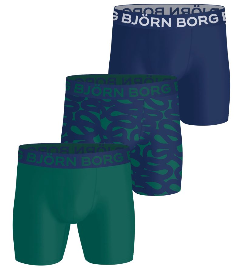 Björn Borg Sports Microfiber 3P - multicolor