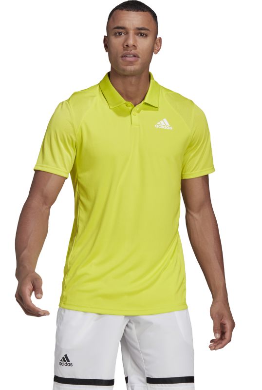 Adidas Club Polo M - acid yellow/white