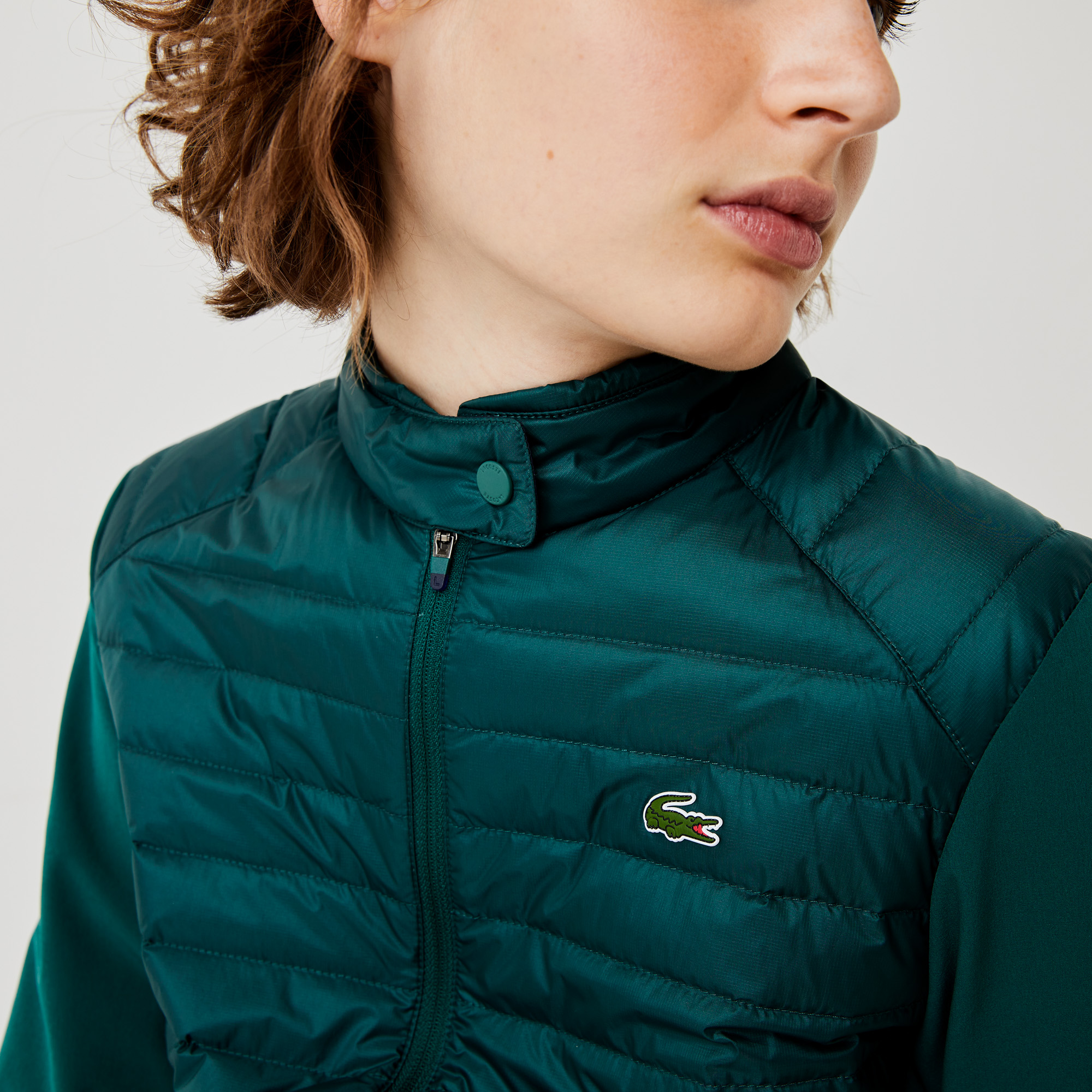 Lacoste Women's SPORT Water-Resistant Down-Filled Puffer Jacket