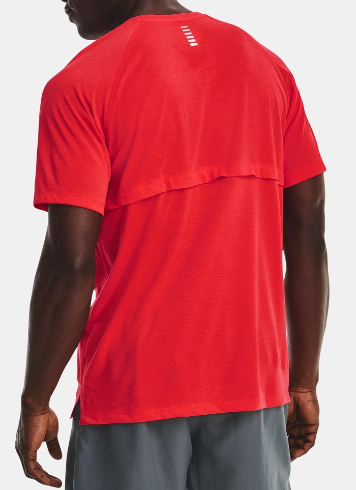 Under Armour Men's Streaker Run Short Sleeve - radio red/reflective