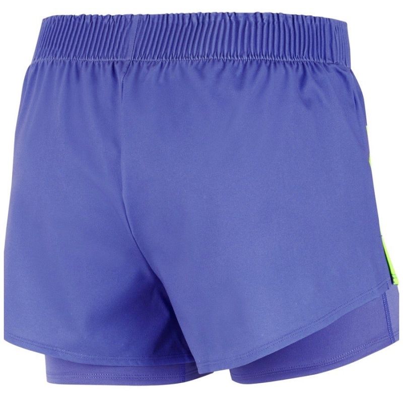 Nike Court Slam Short NY - sapphire/hot lime