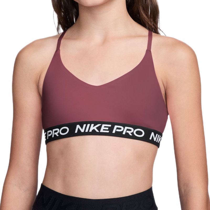 Stanik dziewczęcy Nike Girls Pro Indy - pink smoke