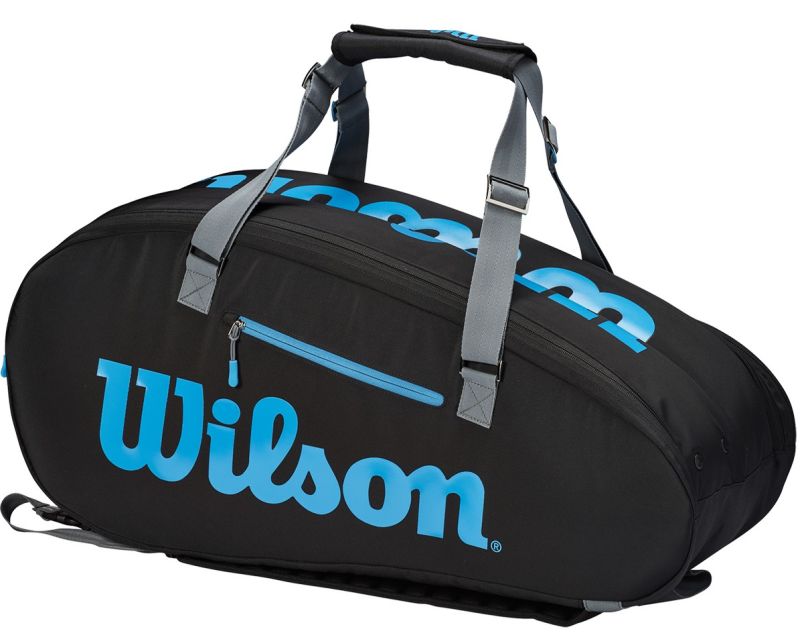 Wilson Ultra 9 Pack Bag - black/blue/silver