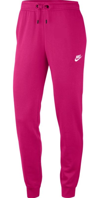 Nike NSW Essential Pant Regular Fleece W - fireberry/white Nike NSW Essential Pant Regular Fleece W - fireberry/white