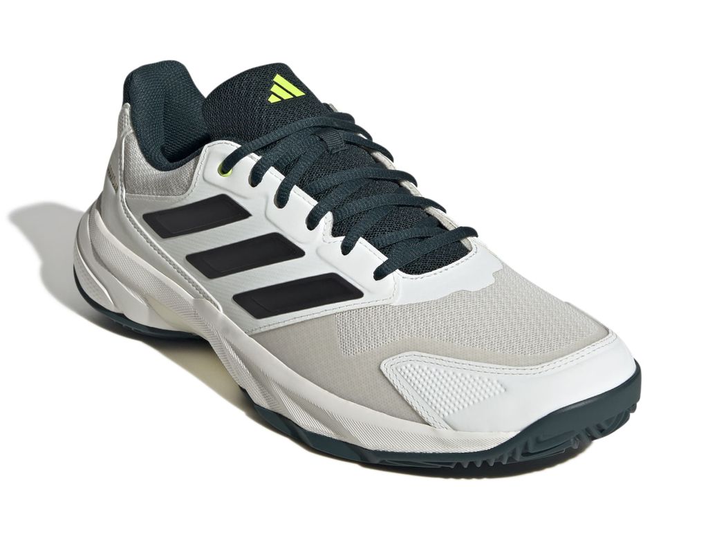 Adidas CourtJam Control 3 M Clay - off white/silver metallic/aurora ivy