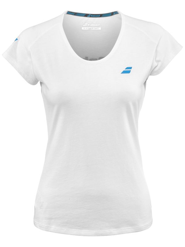 Babolat Core Babolat Tee Women - white Babolat Core Babolat Tee Women - white