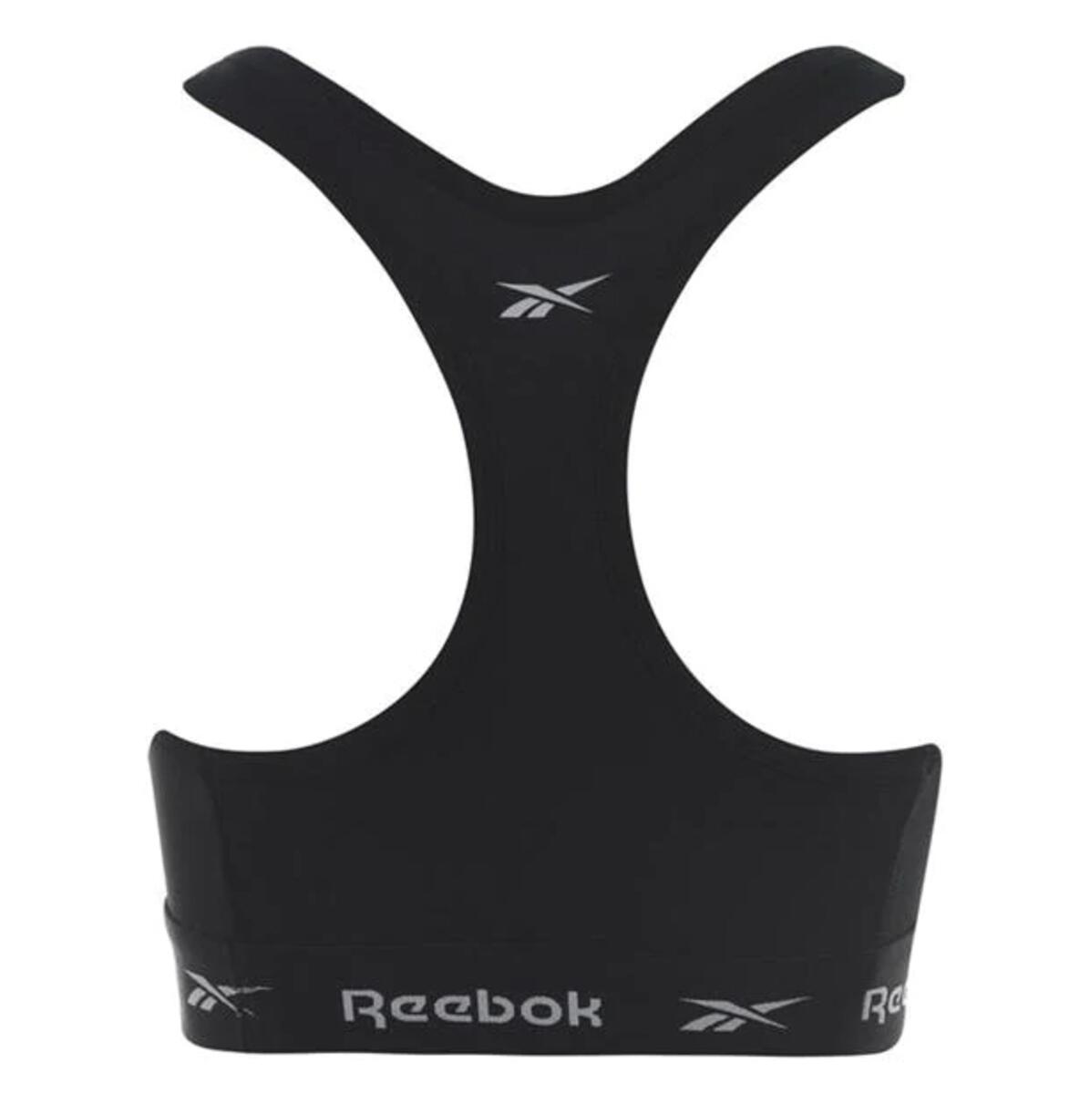 Reebok Womens Sports Crop Top NELLY 2P - black