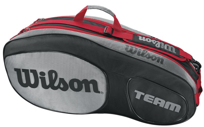 Wilson Team III 6 Pack Bag - black/grey