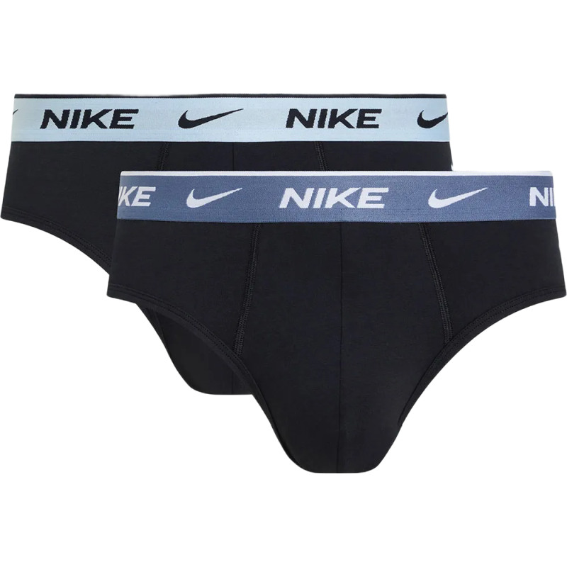 Męskie bokserki Nike Essential Cotton Stretch 2P - navy/dark grey