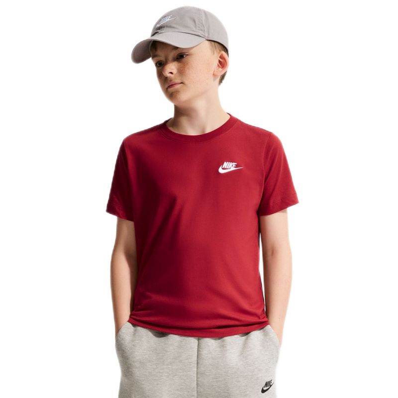 Koszulka chłopięca Nike Kids Sportswear - tough red