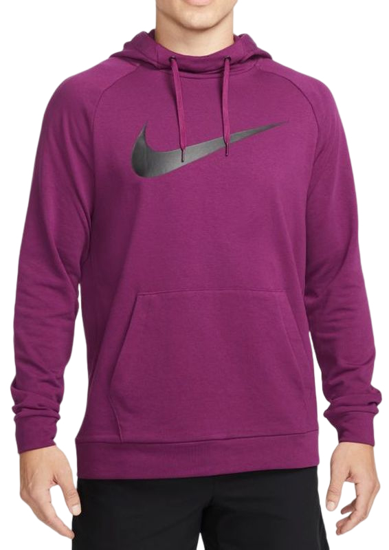 Nike Dri-Fit Hoodie PO Swoosh M sangria/black - Main Image