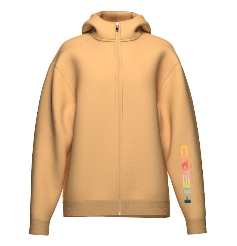 Head Rally Hoodie FZ - apricot