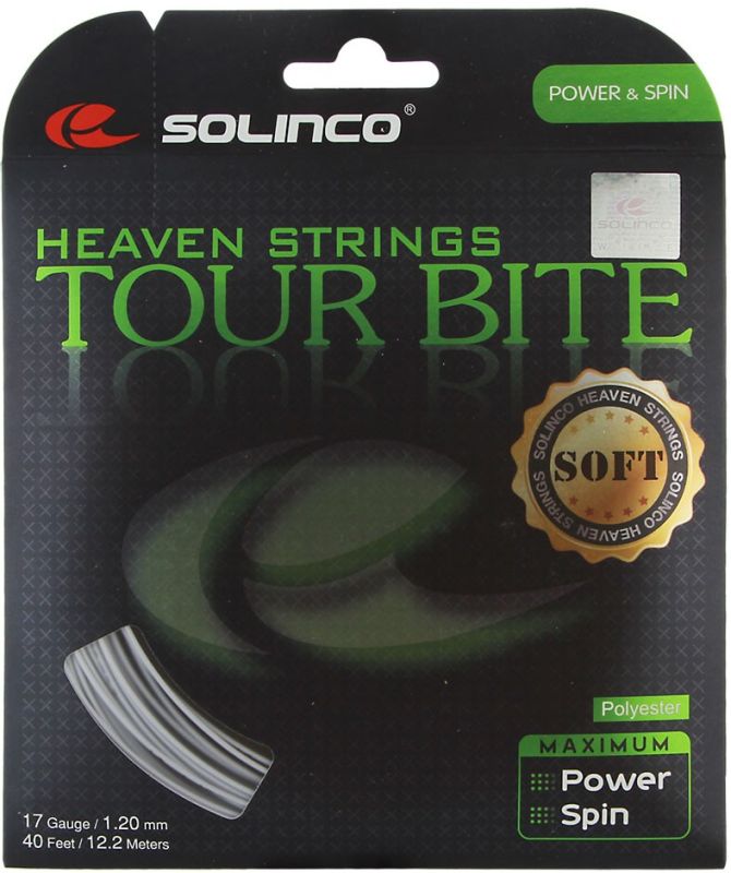 Solinco Tour Bite Soft (12 m) - grey Solinco Tour Bite Soft (12 m) - grey