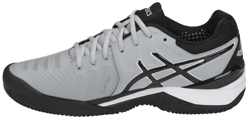 Asics Gel-Resolution 7 Clay - mid grey/black/white