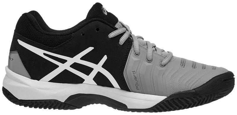 asics-gel-resolution-7-clay-gs-mid-grey-black-white-3 Asics Gel-Resolution 7 Clay GS - mid grey/black/white