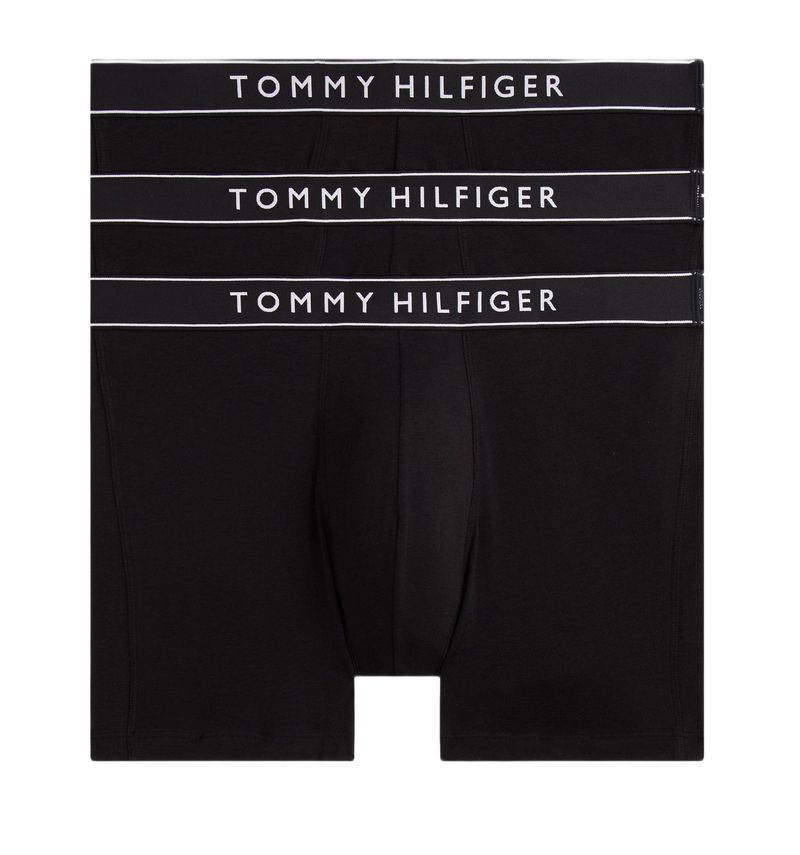 Tommy Hilfiger Stretch Cotton Trunks 3P - black/black/black