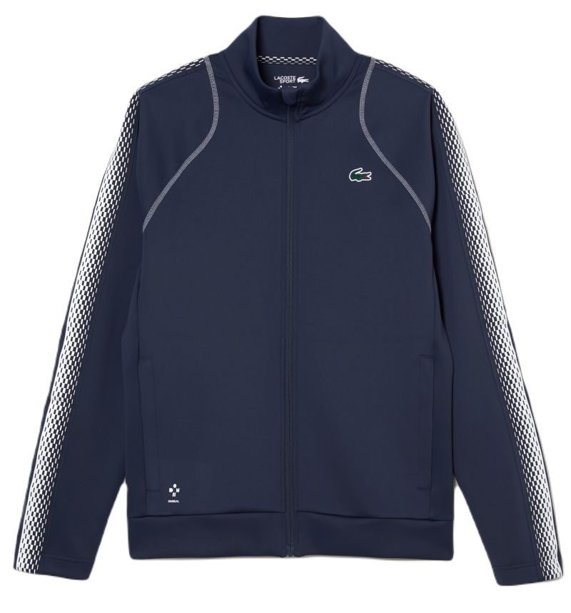 Lacoste Tennis x Daniil Medvedev Zipped Sweatshirt - blue/white