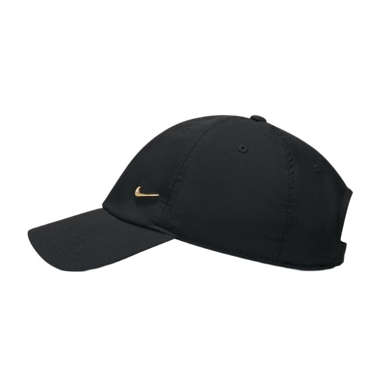 Nike Dri-Fit Club Unstructured Metal Swoosh - black/metalic gold