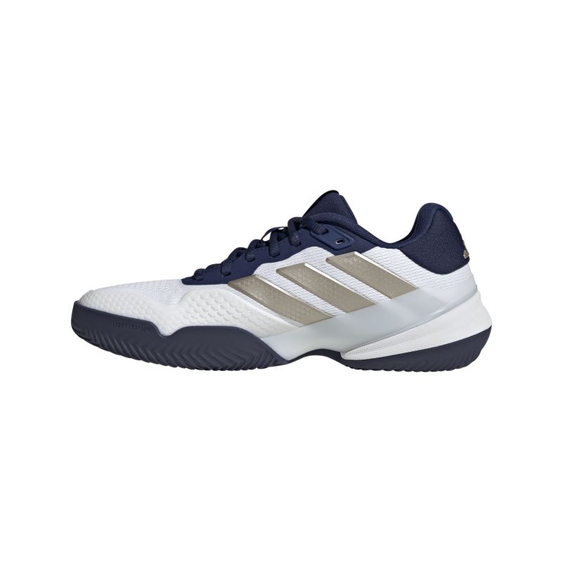 Adidas Barricade 14 M Clay - cloud white/cyber metallic/dark blue Adidas Barricade 14 M Clay - cloud white/cyber metallic/dark blue
