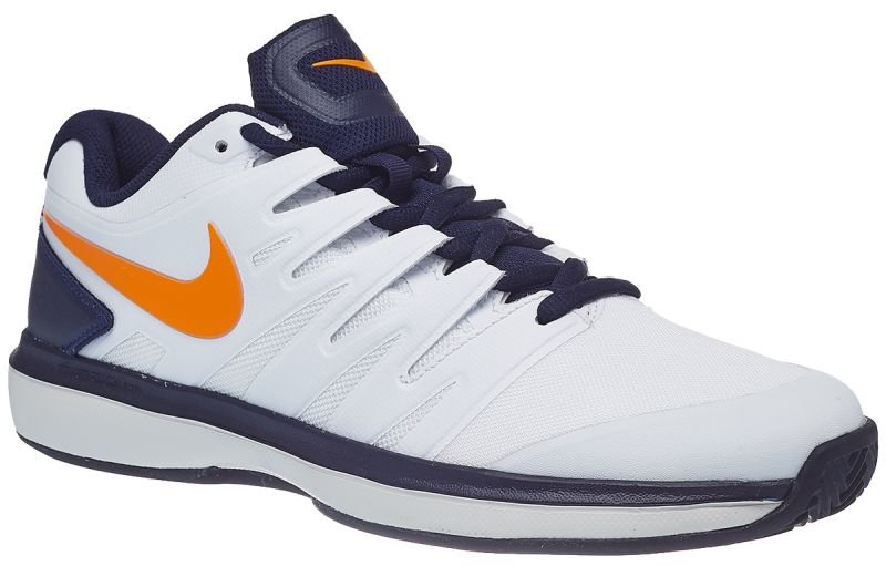 Nike Air Zoom Prestige Clay JR - white/orange peel