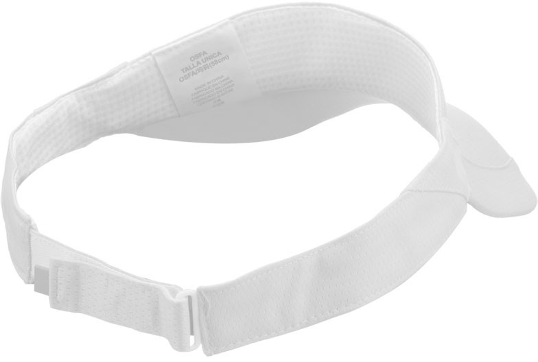 Wilson Rush Knit Visor Ultralight - white/silver