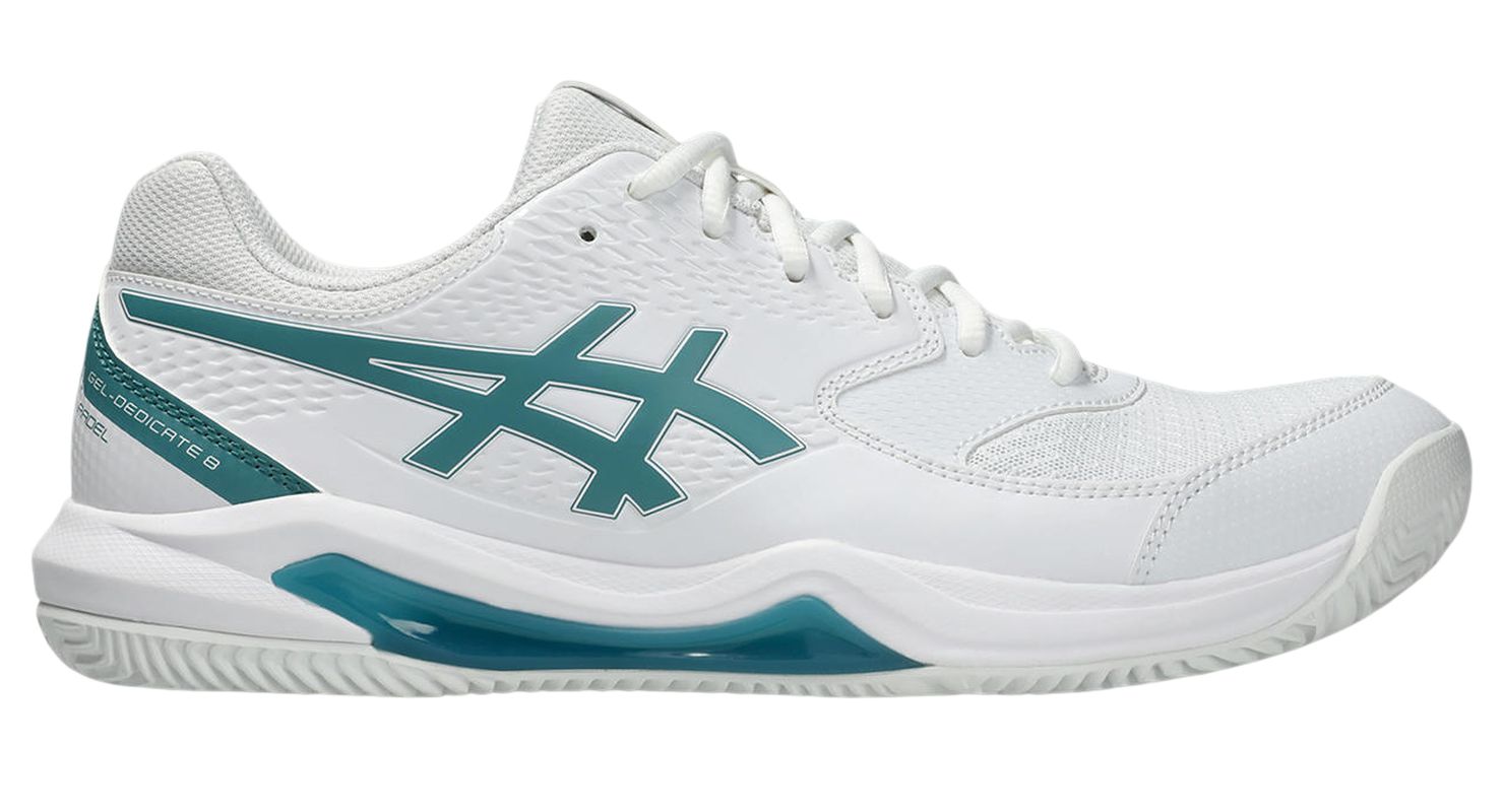 Asics Gel-Dedicate 8 Padel - white/misty pine Asics Gel-Dedicate 8 Padel - white/misty pine