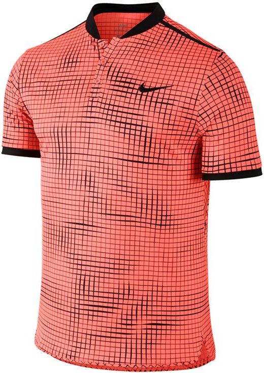 Nike Advantage Premier Polo - bright mango/black