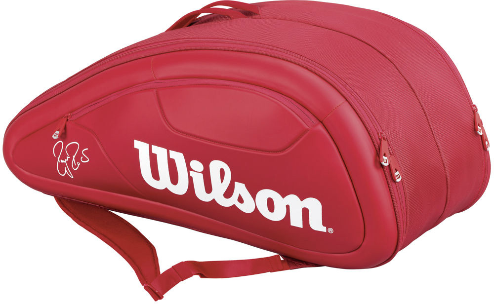 wilson-federer-dna-12-pk-bag-red-1 Wilson Federer DNA 12 Pk Bag - red