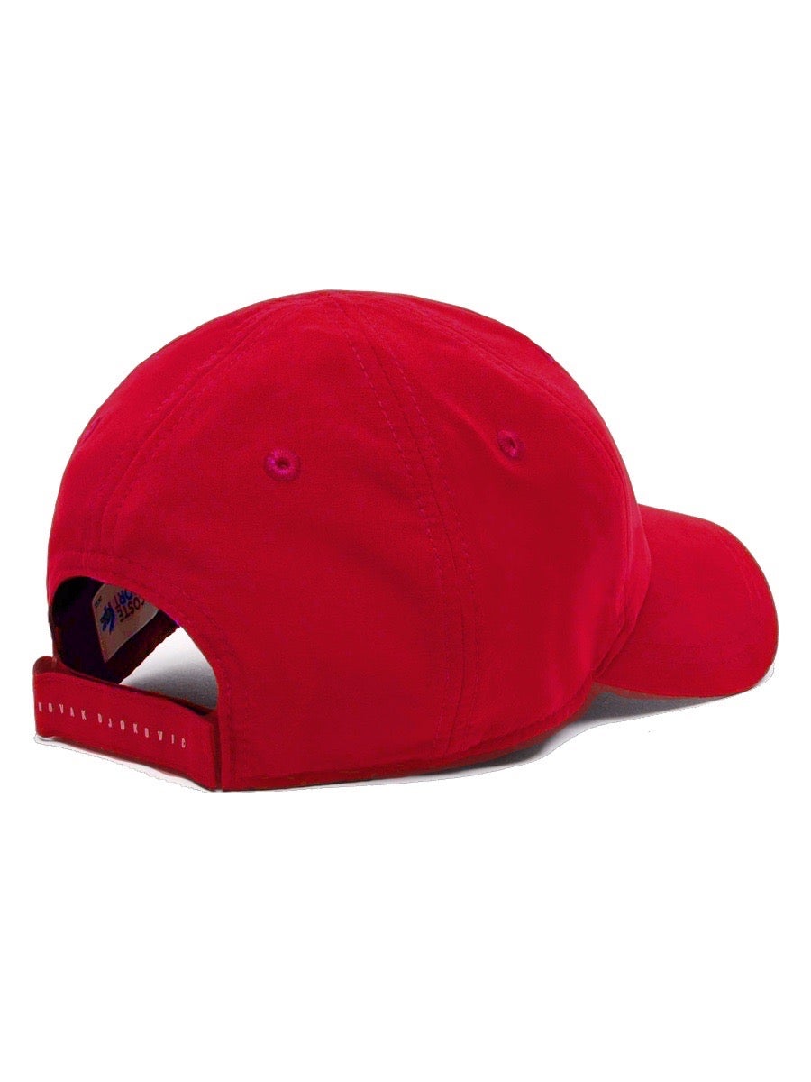 Lacoste SPORT NOVAK DJOKOVIC-ON COURT COLLECTION Microfiber Cap - red/red