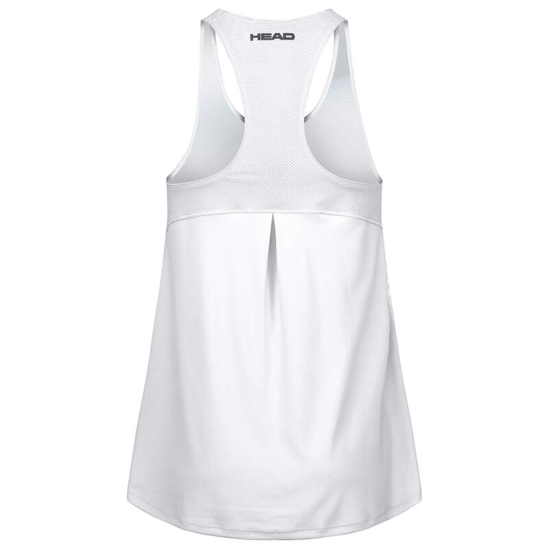 437336 Head Agility Tank Top - white/print perf