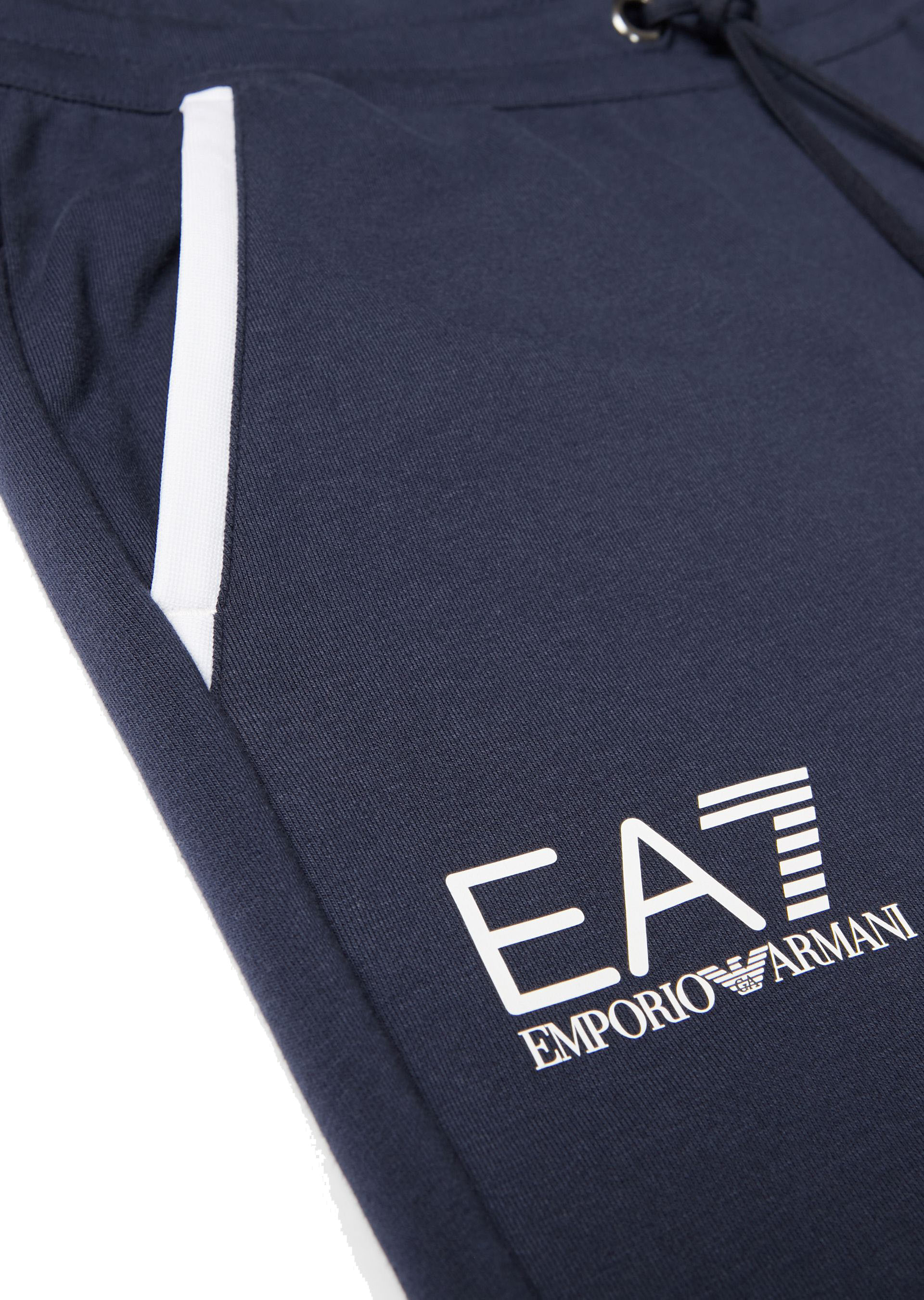 EA7 Woman Jersey Shorts - navy blue