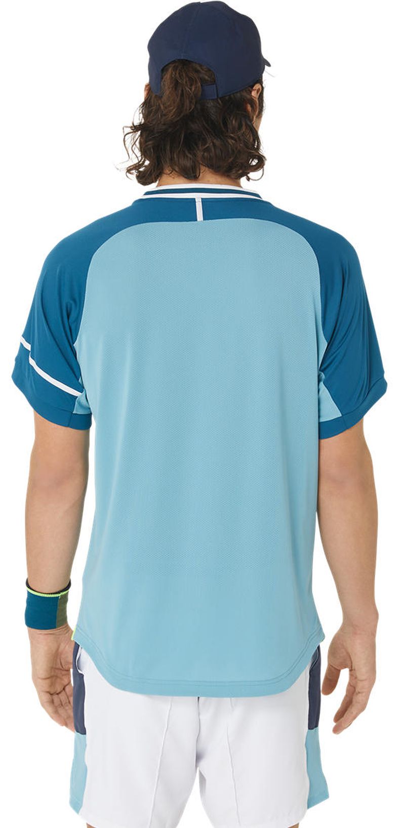 Asics Match Short Sleeve Top - aquamarine