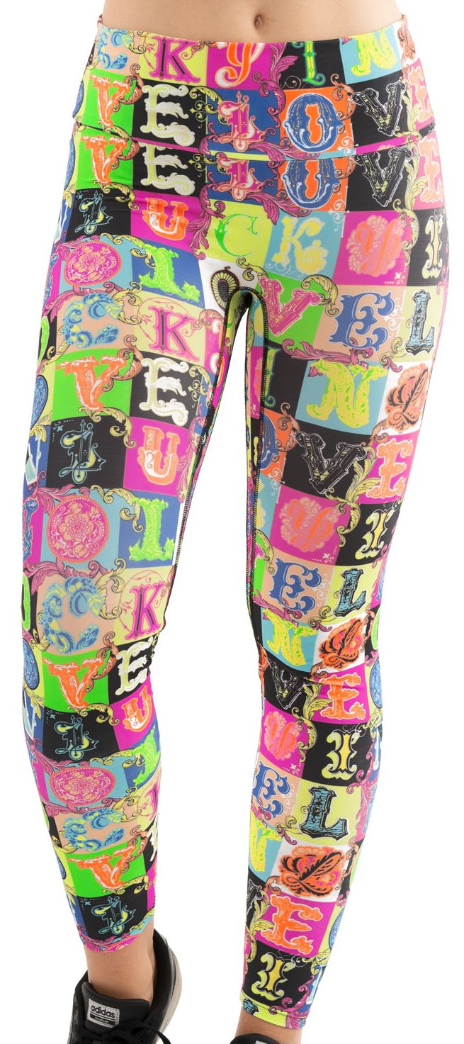 Lucky in Love Rockin Rococo Hi-Lucky Lane Legging Women - multicolor