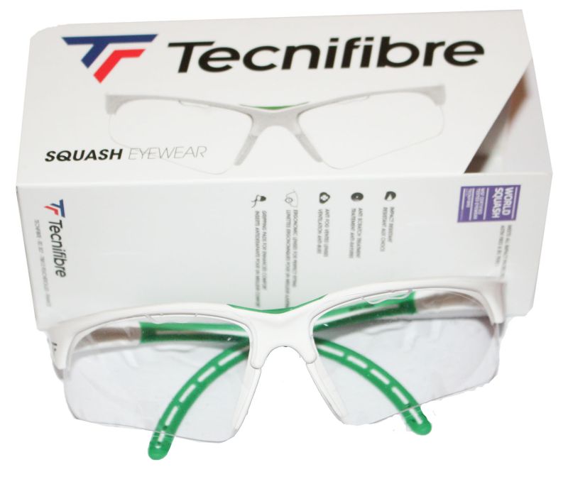 Tecnifibre Protection Glasses - white/green