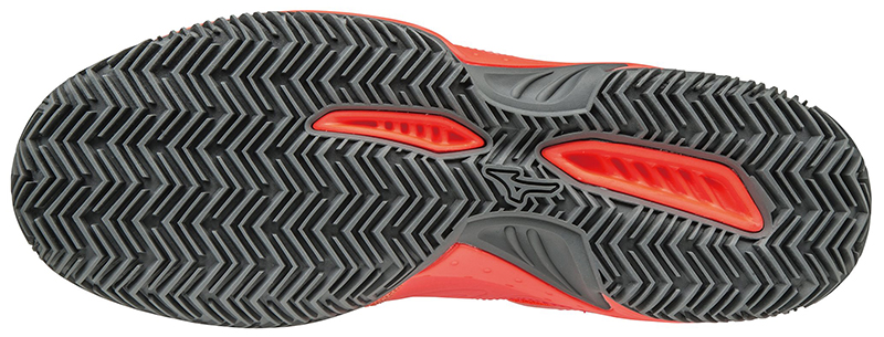 Mizuno Break Shot EX AC - fiery coral/white/safety yellow