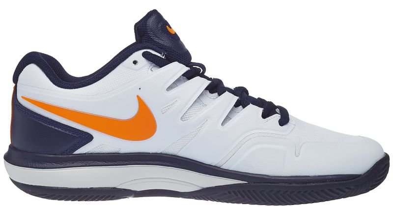 Nike Air Zoom Prestige Clay JR - white/orange peel