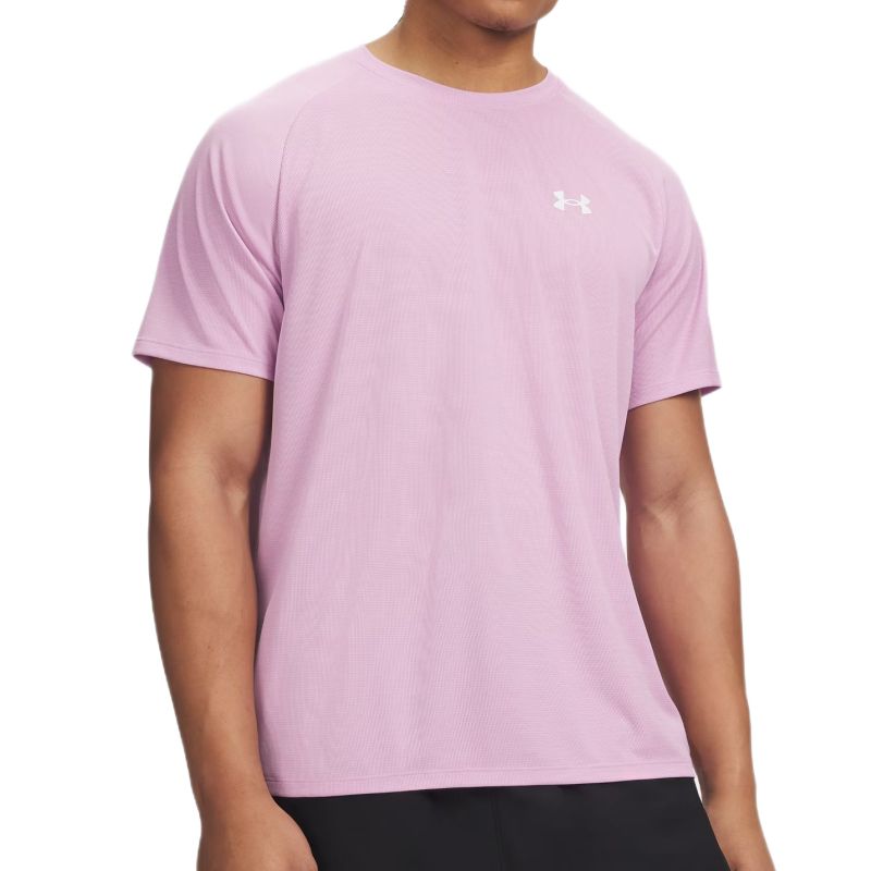Under Armour Tech Textured Short Sleeve - pink