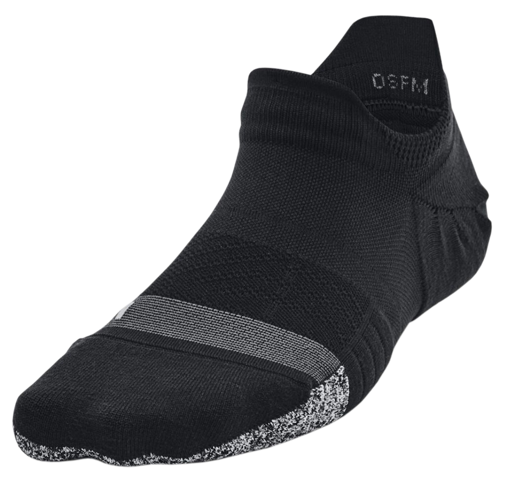 Under Armour Women's Breathe No Show Tab Socks 2P - black/steel