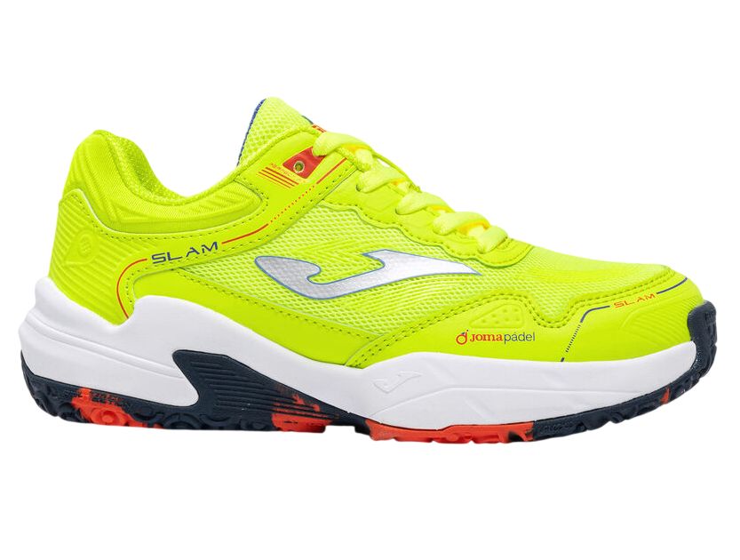 Juniorskie buty do padla Joma Junior Slam 2609 - fluor yellow