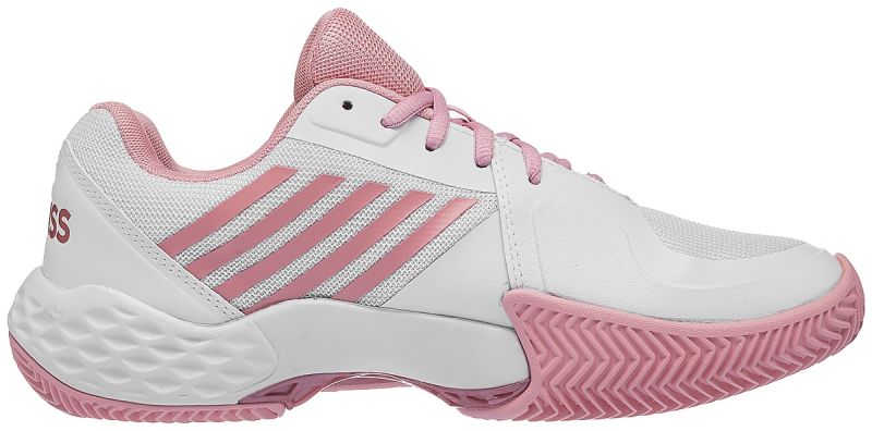 K-Swiss Aero Court HB - white/coral blush/metallic rose