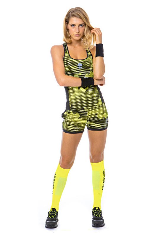 Hydrogen Tech Camo Tank Top - camo fluo yellow/black