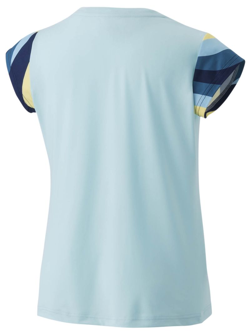 Yonex AO Crew Neck T-Shirt - cyan