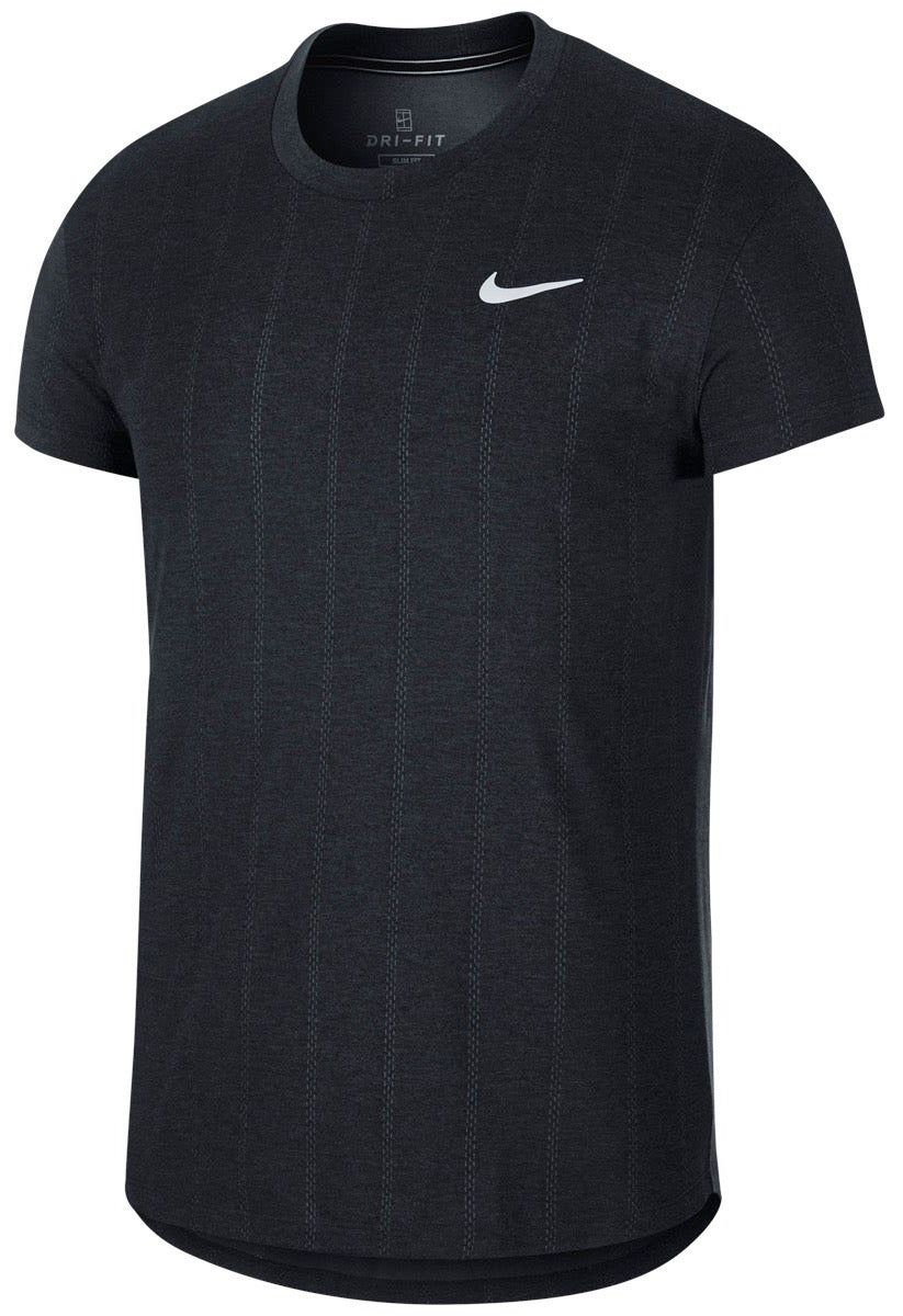 Nike Court M Challenger Top SS - black/white Nike Court M Challenger Top SS - black/white
