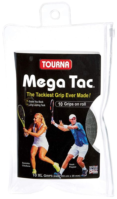 Tourna Mega Tac XL 10P - black
